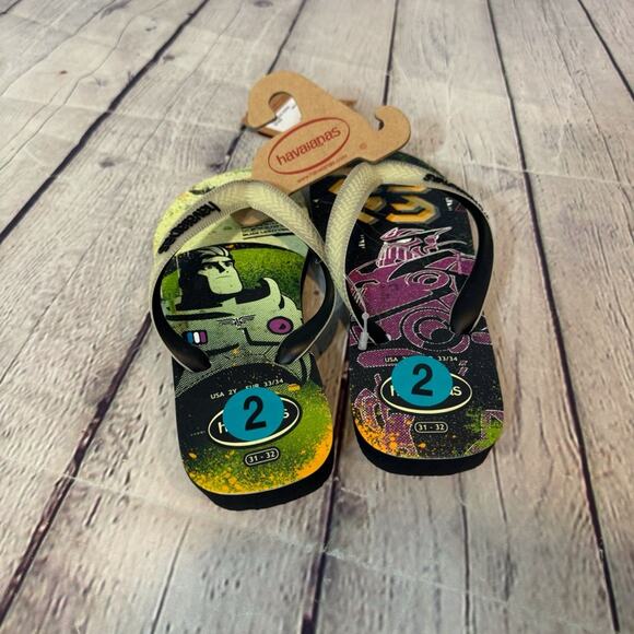 Havaianas Disney Buzz Lightyear Flip Flops - Picture 1 of 3